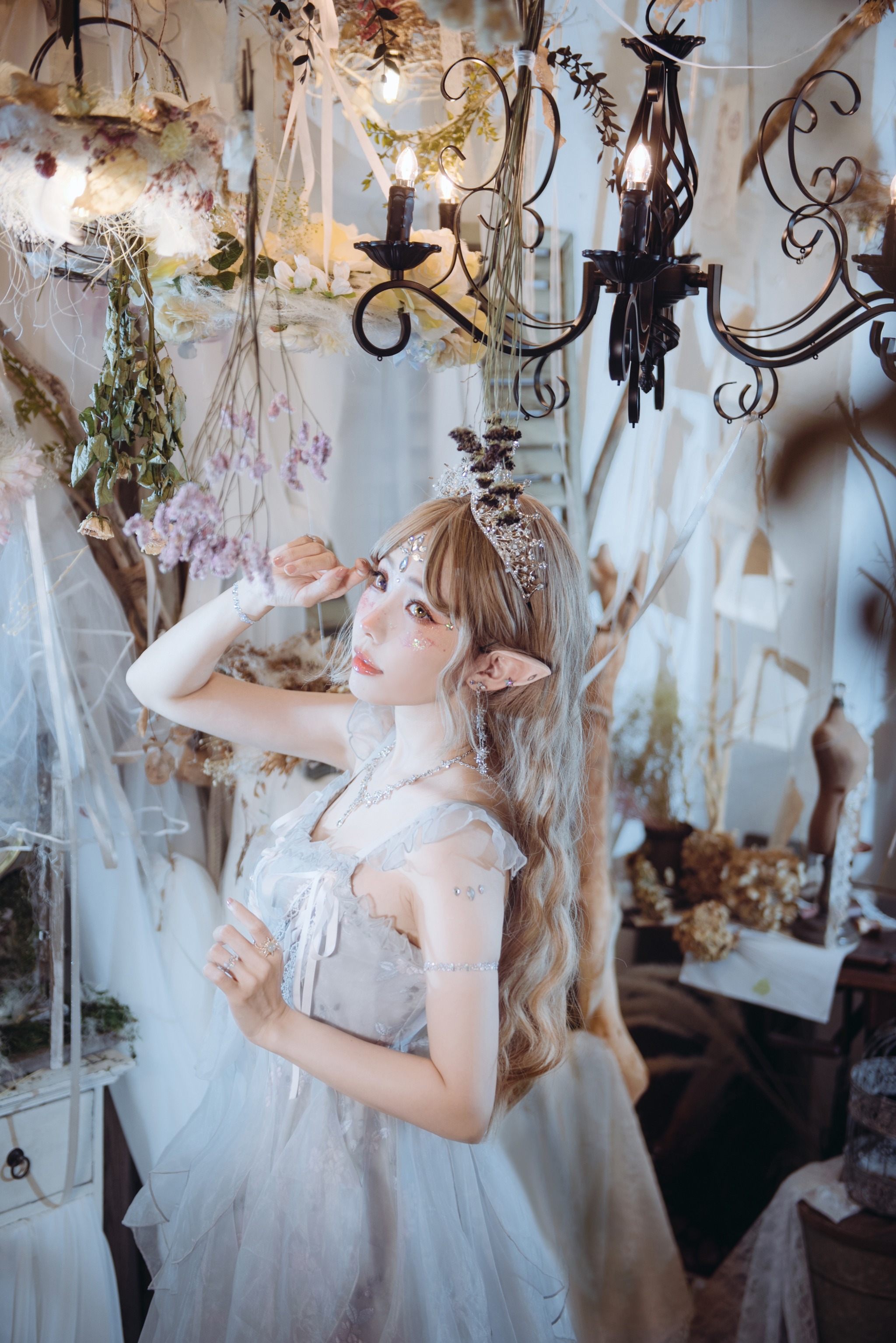 图片[1]-ElyEE子 – NO.097 Ice Crystsls Fairy [31P]-XikXak
